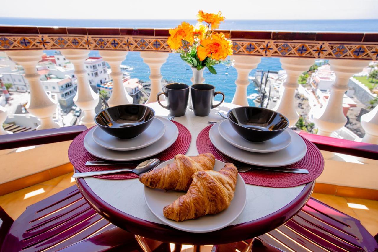 Front Line Ocean View 2Bed Wi-Fi Your Holiday Home Puerto de Santiago  Eksteriør bilde