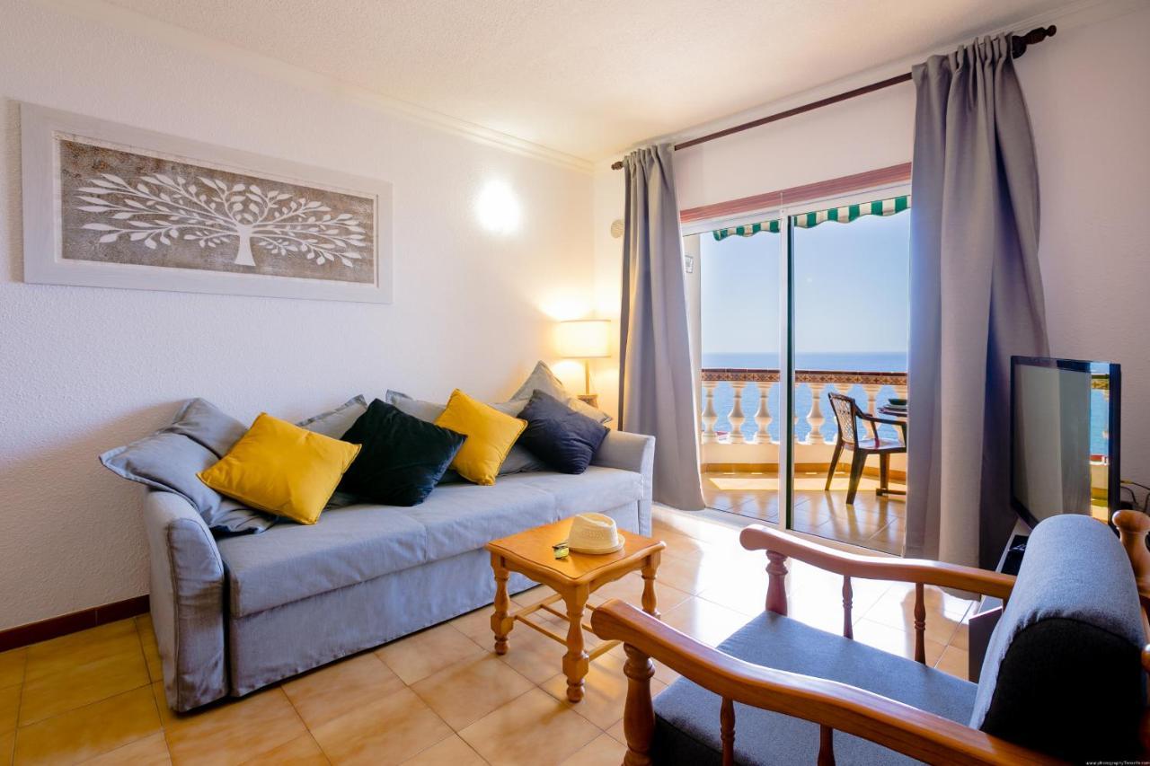 Front Line Ocean View 2Bed Wi-Fi Your Holiday Home Puerto de Santiago  Eksteriør bilde